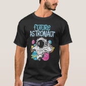 Kinder Melkweg Outer Space Science Planets Toekoms T-shirt (Voorkant)