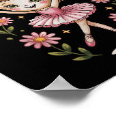 Kinder meme Italian Brainrot Ballerina Cappuccina  Poster (Hoek)