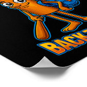 Kinder meme tung tung sahur italiaanse brainrot te poster (Hoek)