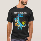 Kinder Menorasaurus Rex Jew Dino Trex Toddler Boys T-shirt (Voorkant)