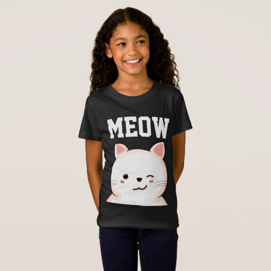 KINDER MEOW T-Shirts t - shirts (Voorkant volledig)