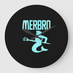 Kinder Merbro zwemmen Merman Design Grote Klok