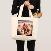 Kinder met Olifant Canvas tas (Voorkant (product))