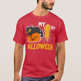 Kinder mijn eerste Halloween Lazy Halloween Costum T-shirt