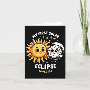 Kinder Mijn Eerste Zonne Verduistering Peuter Jong Kaart