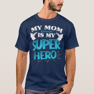 Kinder mijn moeder is mijn super-Hero Moederdag vo T-shirt