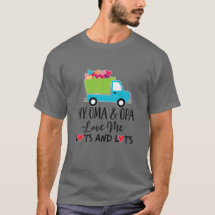 Kinder mijn Oma en Opa Love me Grandson Truck T-shirt