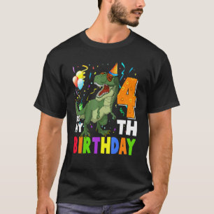 Kinder mijn vierde verjaardag op de vierde dag van t-shirt