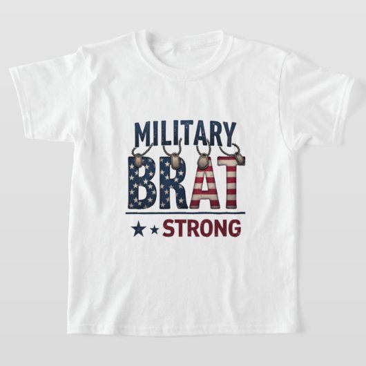 kinder militaire dag t-shirt (Laagn)