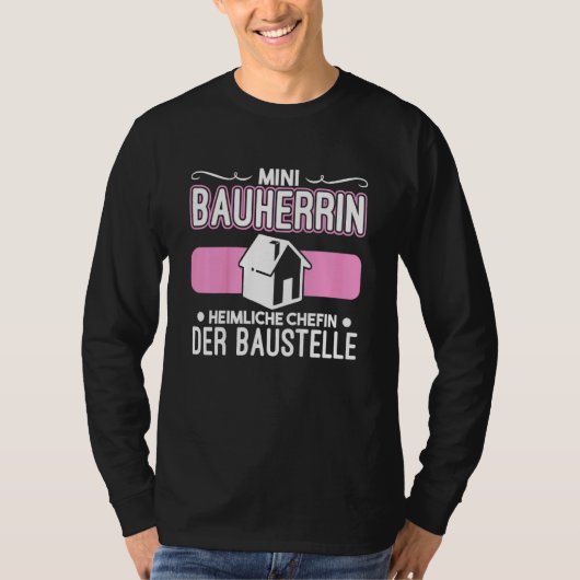 Kinder Mini Builder geheim boss the Construction S T-shirt (Voorkant)