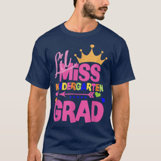 Kinder minister Lil Miss Kindergarten Afstudeerder T-shirt