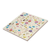 Kinder modderpatroon bevestigen tegeltje (Zijkant)