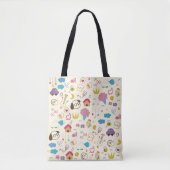 Kinder modderpatroon bevestigen tote bag (Voorkant)