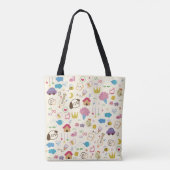 Kinder modderpatroon bevestigen tote bag (Achterkant)