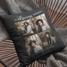 Kinder Modern 4 Foto Collage Memorial Kussen