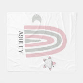 Kinder moderne regenboog, speciaal aangepast fleece deken (Voorkant (Horizontaal))