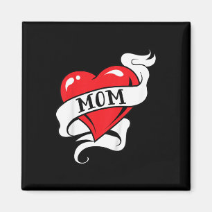 Kinder moeder hart Tattoo voor Moederdag liefde mo Magneet