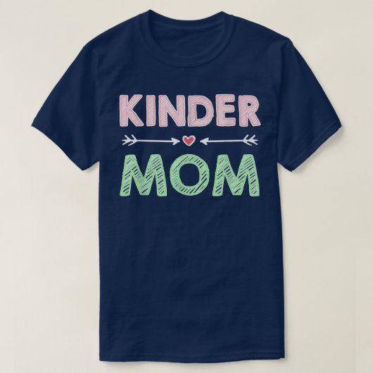 Kinder Mom (Kindergarten Mom) T-Shirt (Design voorkant)