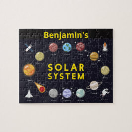 Kinder monogram Sstronomie Astronaut Legpuzzel