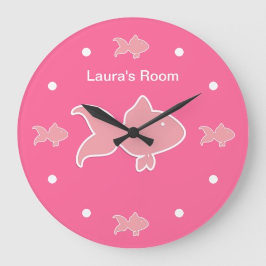 Kinder monogram wandklokken (Voorkant)