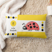 Kinder monogram witte ladybird kussen (Deken)