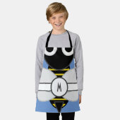Kinder Monogrammed BumbleBee Apron Schort (Gedragen)