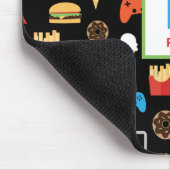 Kinder monogrammen videogame party patroongamer muismat (Hoek)