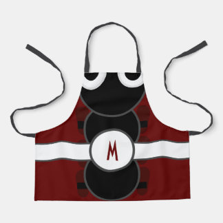 Kinder monogrammen zwarte Ant Apron Schort