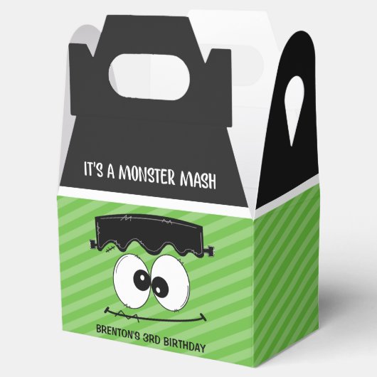 Kinder Monster Birthday Party Favor Boxes, Hallowe Bedankdoosjes (Geopend)