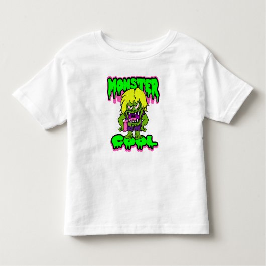 Kinder Monster Cool Kinder Shirts (Voorkant)