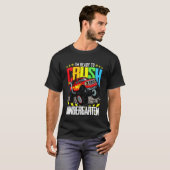 Kinder monster die klaar is om de Kindergarten Bac T-shirt (Voorkant volledig)