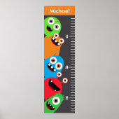 Kinder Monster Growth Chart Poster (Voorkant)