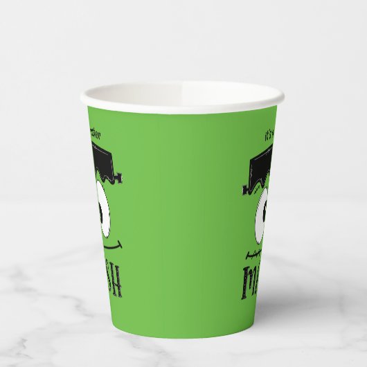 Kinder Monster Mash Halloween Birthday Party Papieren Bekers (Links)