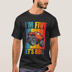 Kinder Monster Truck 5 jaar oude Jongen Monster Tr T-shirt