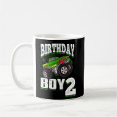 Kinder monster Truck Birthday Boy is 2 Kinder 2e g Koffiemok (Links)