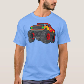 Kinder monster Truck Giant Vehicle Show Car Flams  T-shirt