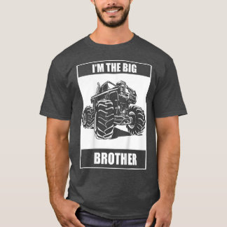 Kinder Monster Truck Ik ben de Big Brother Ouder B T-shirt