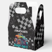 Kinder Monster Truck Rally Verjaardagsfeest Bedankdoosjes (Geopend)