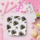 Kinder Monster Truck Rally Verjaardagsfeest Papieren Bordje (Feest)