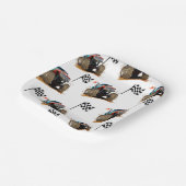 Kinder Monster Truck Rally Verjaardagsfeest Papieren Bordje (Gebogen)