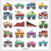 Kinder Monster Trucks Sticker (Vel)