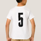 Kinder Monster Trucks Verjaardag T-shirt (Achterkant)