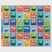 Kinder Monster van het Monster van het Monster van Cadeaupapier (Vlak)