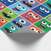 Kinder Monster van het Monster van het Monster van Cadeaupapier (Hoek)