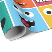 Kinder Monster van het Monster van het Monster van Cadeaupapier (Rol Hoek)