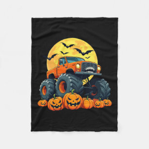 Kinder monstertruck Halloween pompoen Jack O Lante Fleece Deken