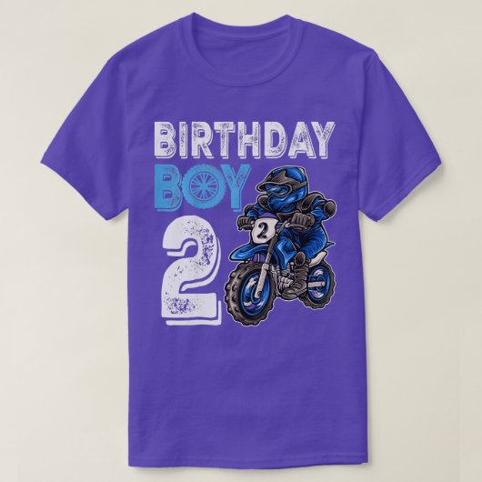 Kinder Motocross MX 2e Gift 2 jaar oude Dirt Bike  T-shirt (Design voorkant)