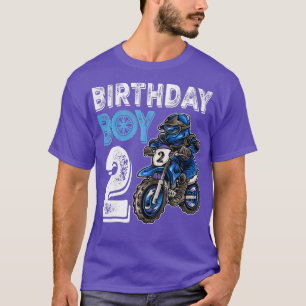 Kinder Motocross MX 2e Gift 2 jaar oude Dirt Bike  T-shirt