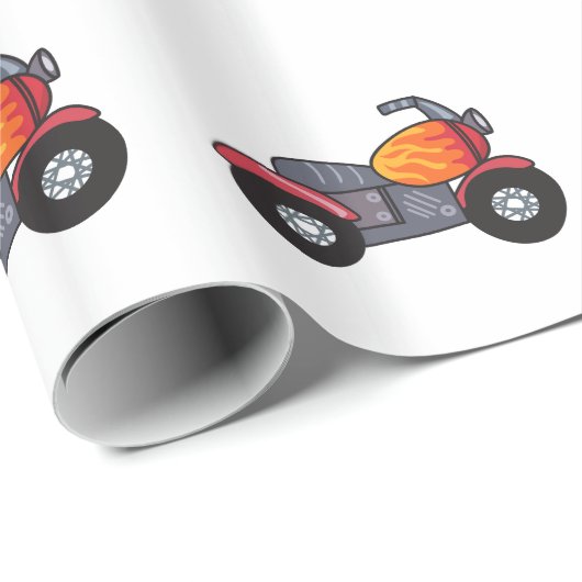 KINDER MOTORCYCLUS CADEAUPAPIER (Rol Hoek)