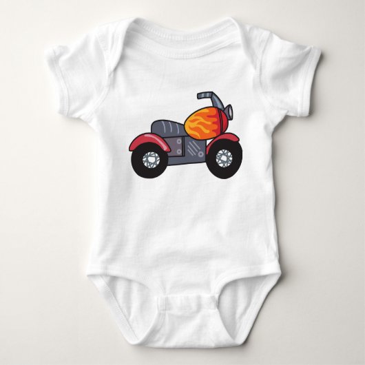 Kinder motorfiets romper (Voorkant)